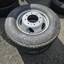2x Michelin 235 80 17 Tires On Rims
