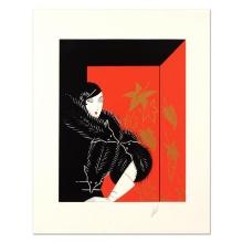 Erte (1892-1990) "Furs" Limited Edition Serigraph on Board