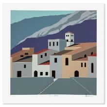 William Schlesinger (1915-2011) "Mountain Village" Limited Edition Serigraph on Paper