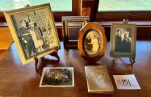 Assortment of Vintage Photos and Frames