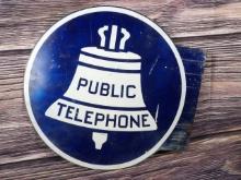 Bell Telephone Flange Sign