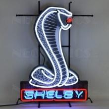 Auto - Ford - Shelby Cobra Shaped Emblem Neon Sign