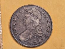 * Key Variety! 1823 Capped Bust Half Dollar in Very Fine - details