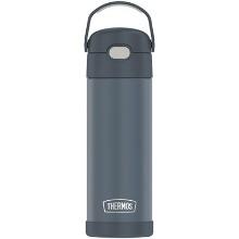 Thermos Stainless Steel Insulated Bottle W/Spout - 16oz - Stone Slate, Retail $25.00