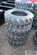 4- Forerunner 10-16.5 NHS sks-1 skid loader tires