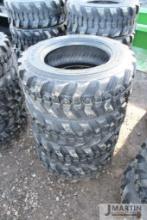 4- Forerunner 10-16.5 NHS sks-1 skid loader tires