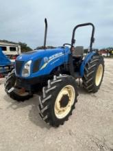 New Holland Workmaster 70 4WD Tractor with Left Hand Shuttle Shifter Unknown Hours