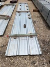 10 Sheets 20'-22' Long of Galvanized R Panel 10 TIMES THE MONEY MUST TAKE ALL