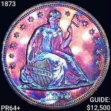 1873 Seated Liberty Dollar CHOICE PROOF +