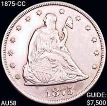 1875-CC Twenty Cent Piece CHOICE AU