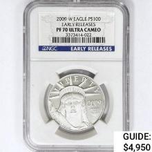 2009-W $100 1 oz American Platinum Eagle NGC PF70