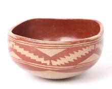 Chupicuaro Polychrome Square Bowl, 400-100 BC