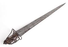 Excellent Basket-Hilted Broadsword, 16th c. and Later