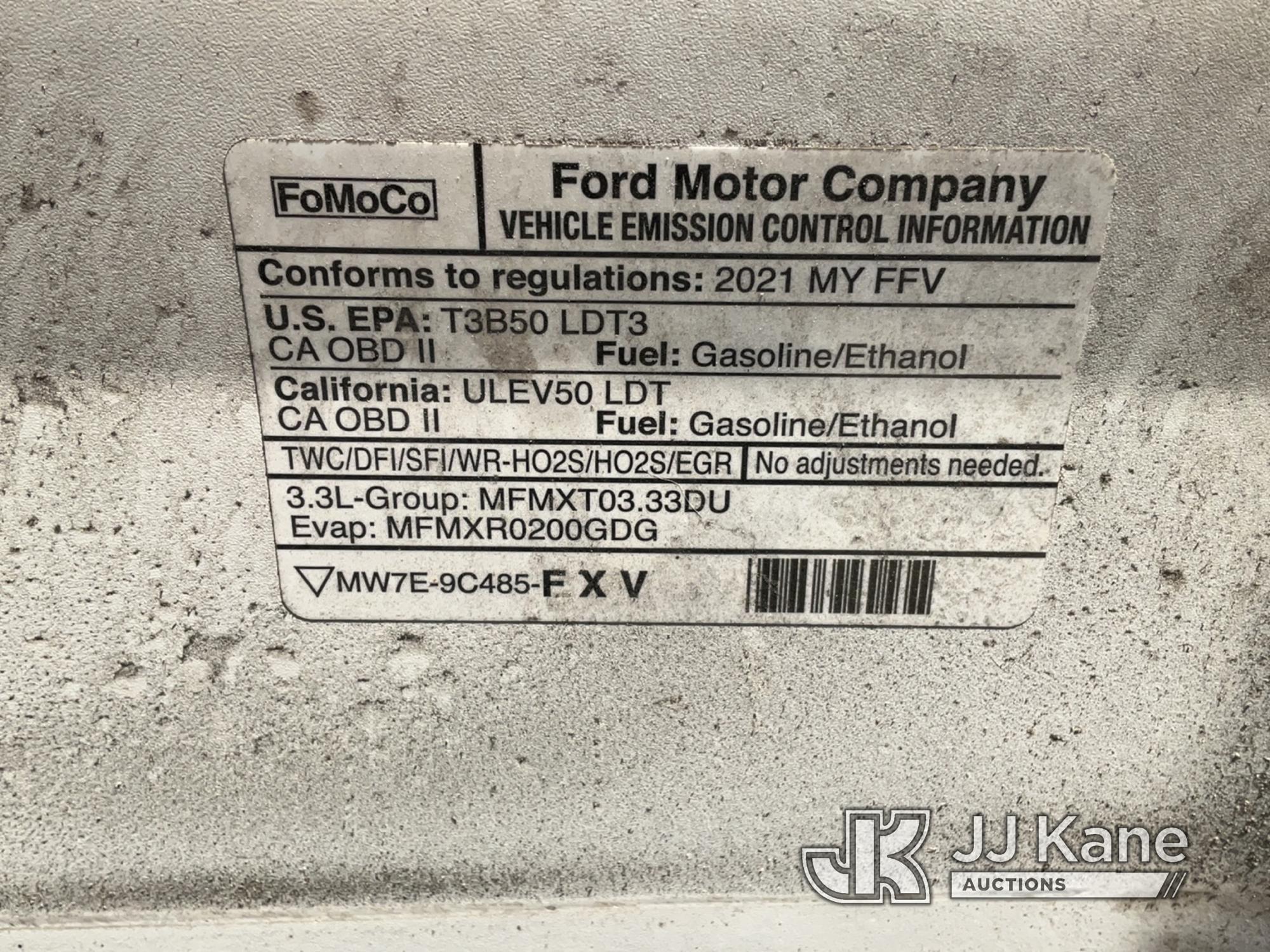 (Kings Park, NY) 2021 Ford F150 4x4 Crew-Cab Pickup Truck Runs & Moves) (Inspection and Removal BY A
