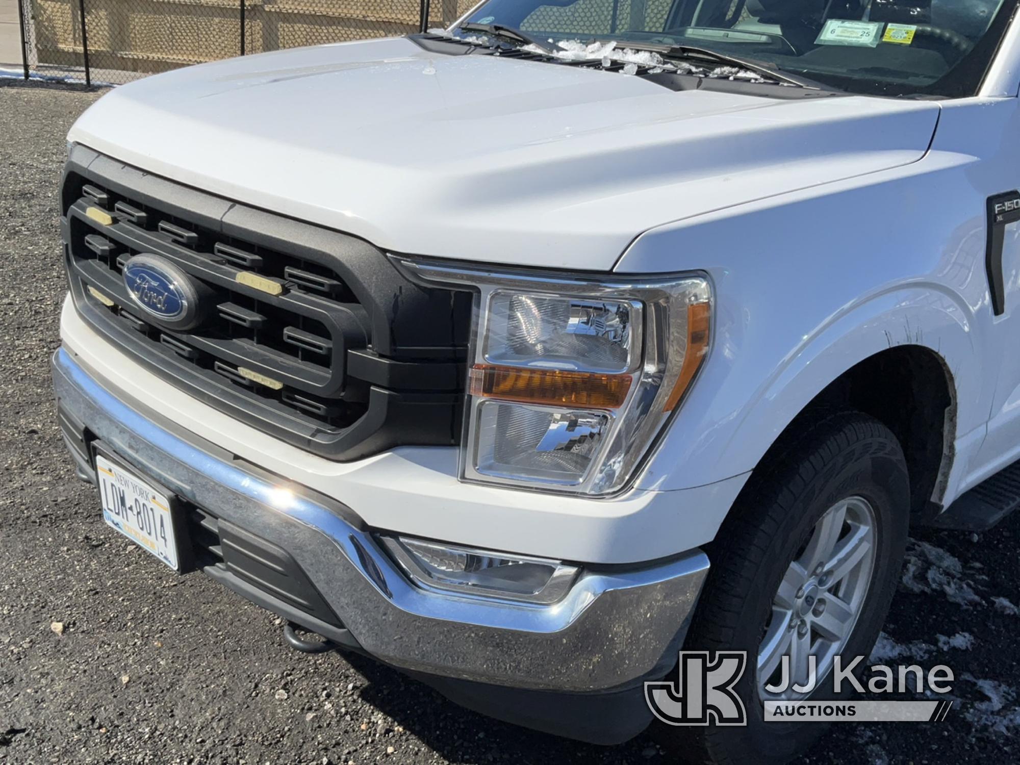 (Kings Park, NY) 2021 Ford F150 Crew-Cab Pickup Truck Runs & Moves) (Inspection and Removal BY APPOI