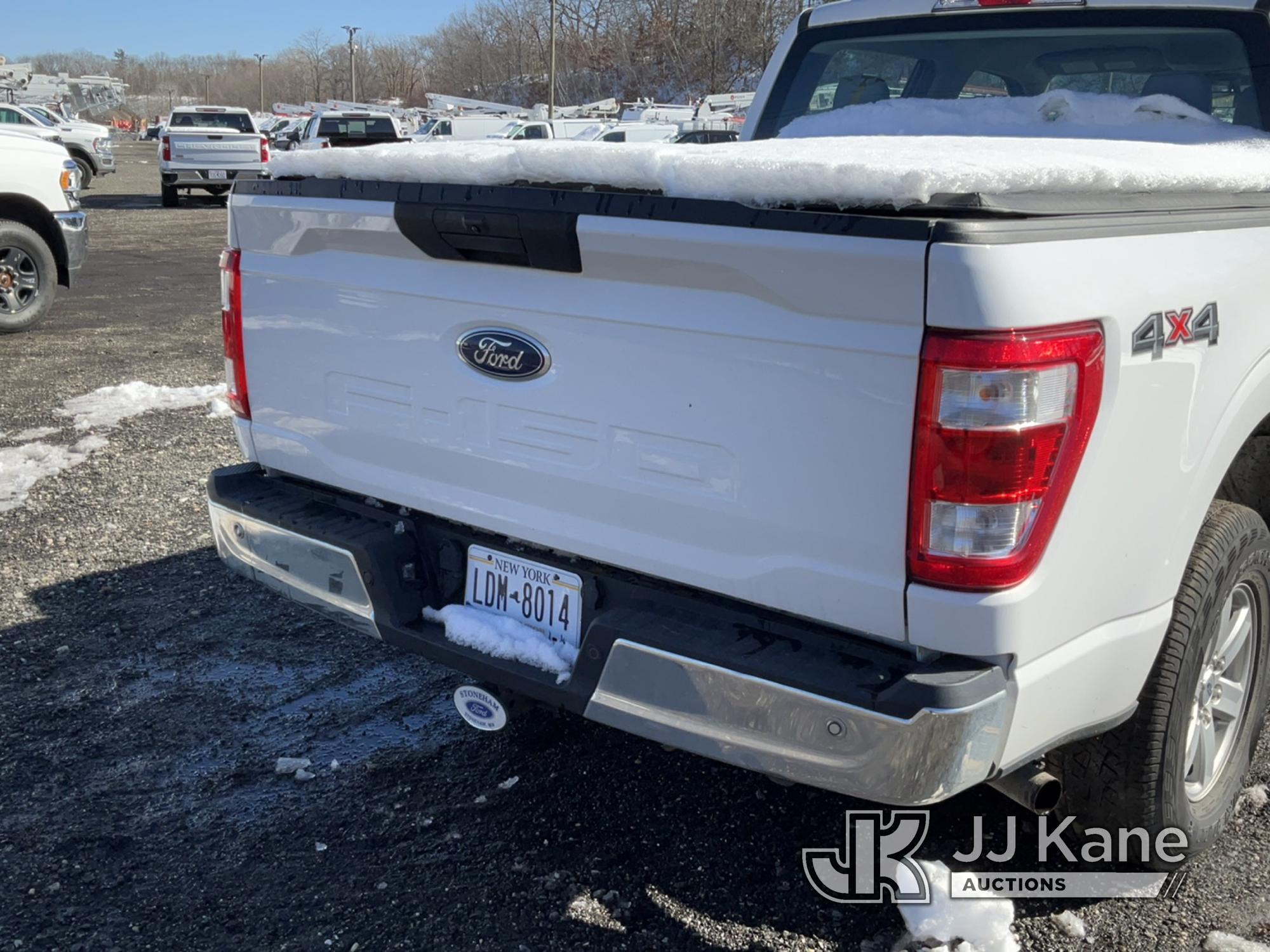 (Kings Park, NY) 2021 Ford F150 Crew-Cab Pickup Truck Runs & Moves) (Inspection and Removal BY APPOI