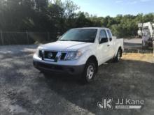 2017 Nissan Frontier Extended-Cab Pickup Truck Not Running, Condition Unknown, Engine Parts Laying i