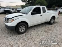 2014 Nissan Frontier Extended-Cab Pickup Truck Runs & Moves) (Wrecked, Check Engine Light, Body/Pain