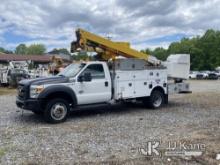 Altec AT40-MH, Material Handling Bucket Truck mounted behind cab on 2013 Ford F550 4x4 Service Truck