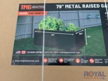 2024 TMG Industrial MGB79 79in Metal Raised Garden Bed