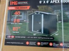 6x9 Apex Roof Metal Shed