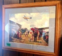 22x19 in aircraft framed picture
