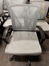 Office Chair / 5 Star Base Swivel Office Chair - White Net Style Fabric