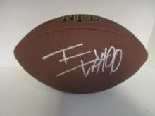 TJ Watt of the Pittsburgh Steelers signed autographed full size brown football PAAS COA 762