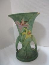 Vintage Roseville USA Zephyr Lily Double Handle Urn Vase