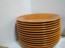 13 Pier 1 Imports "Nutmeg" Stoneware Diner Plates