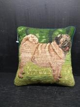 Needlepoint Pillow -Bulldog