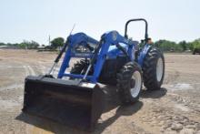 NH TN65 ROPS 4WD W/ LDR BUCKET 1555HRS (WE DO NOT GUARANTEE HOURS)