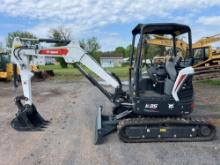 2023 BOBCAT E35I HYDRAULIC EXCAVATOR SN-14493 powered by diesel engine, equipped with OROPS, front