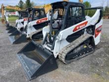 2023 BOBCAT T64 RUBBER TRACKED SKID STEER SN-19310 powered by diesel engine, equipped with rollcage,