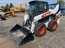 2021 BOBCAT S76 SKID STEER SN:B4CD12985 powered by diesel engine, 74hp, equipped with EROPS, air,