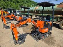 NEW AGT LH12R HYDRAULIC EXCAVATOR SN-711152, powered by Briggs & Stratton gas engine, equipped with