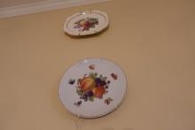 SET OF FOUR COLLECTOR DISHES ALL FRUIT DESIGN