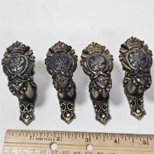 2 Sets of Gun and Sword Wall Mount Holders