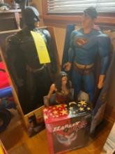 DC super hero figurines