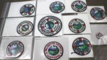 10 Patches and 1 Pin for BSA Project Soar and Camps