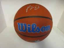 Paolo Banchero of the Orlando Magic signed autographed full size logo basketball PAAS COA 803
