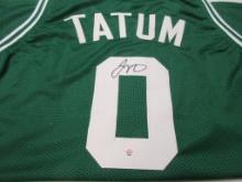 Jayson Tatum of the Boston Celtics signed autographed basketball jersey PAAS COA 295