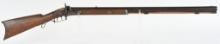 UNMARKED PERCUSSION HALF STOCK PLAINS RIFLE