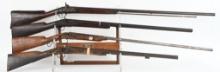 LOT OF 4: ANTIQUE 19TH CENTURY PERCUSSION FOWLING