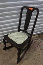 Vtg Wooden Rocking Chair