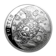 Niue 1 oz Silver 2015 $2 Hawksbill Turtle