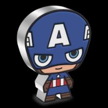 Marvel - Captain America 1oz Silver Chibi(R) Coin