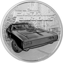 2023 Fast and Furious 1oz Silver 2 Dollar Proof Like