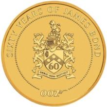 James Bond - 2022 Family Crest 60th Anniversary 1oz Gold Coin