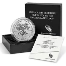 2020-P 5 oz Silver ATB U.S. Virgin Islands Salt River Bay (w Box and COA)